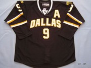 Dallas Stars #9 Mike Modano Embroidered Black NHL Jersey--HOT PRODUCTS